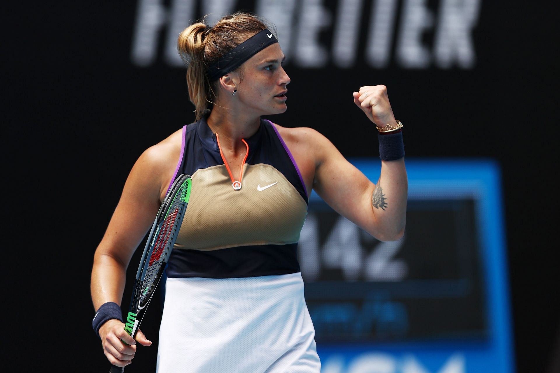 Aryna Sabalenka reached the fourth round at the Australian Open last year and can go even further in 2022.