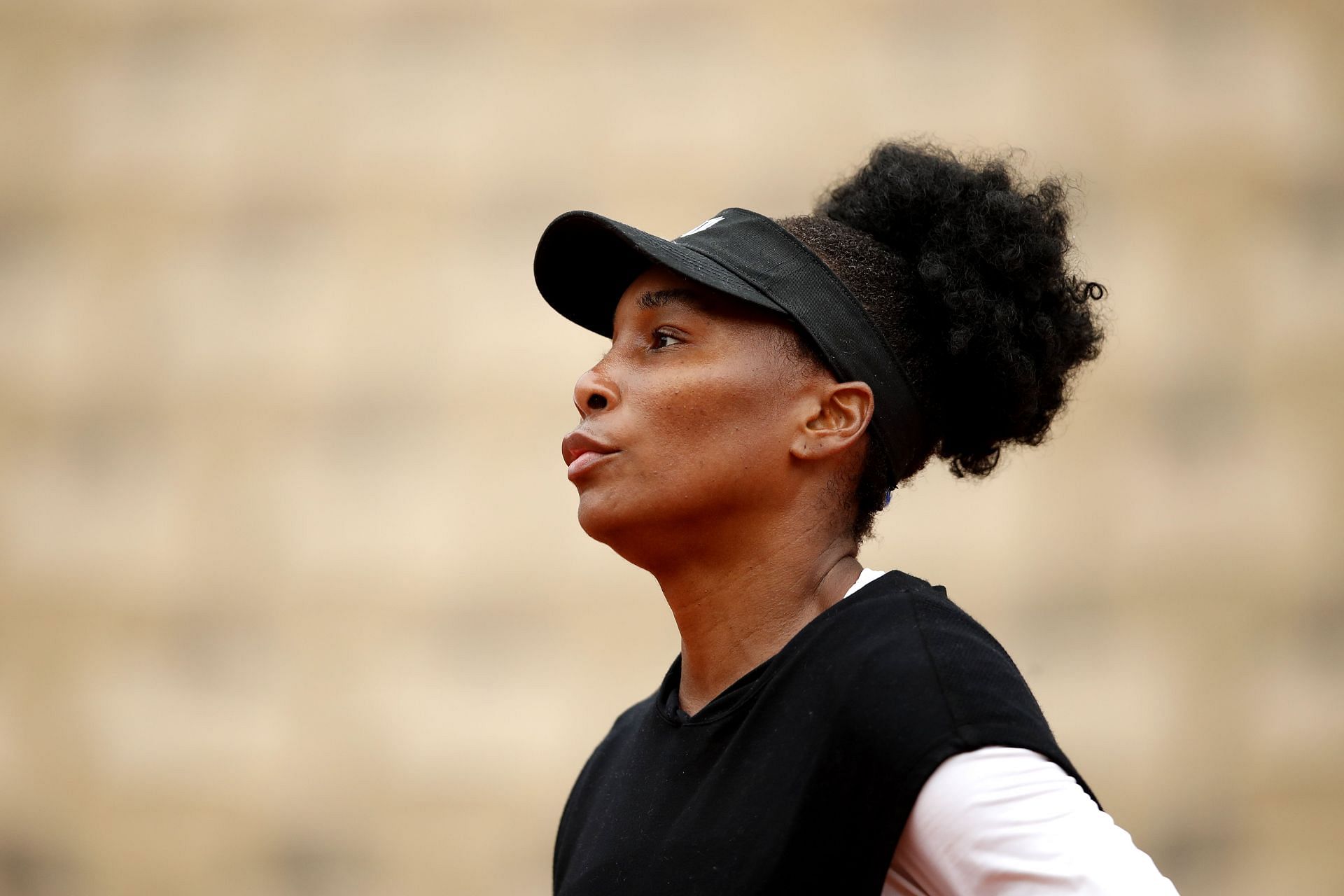 Venus Williams at the 2020 French Open - Day One
