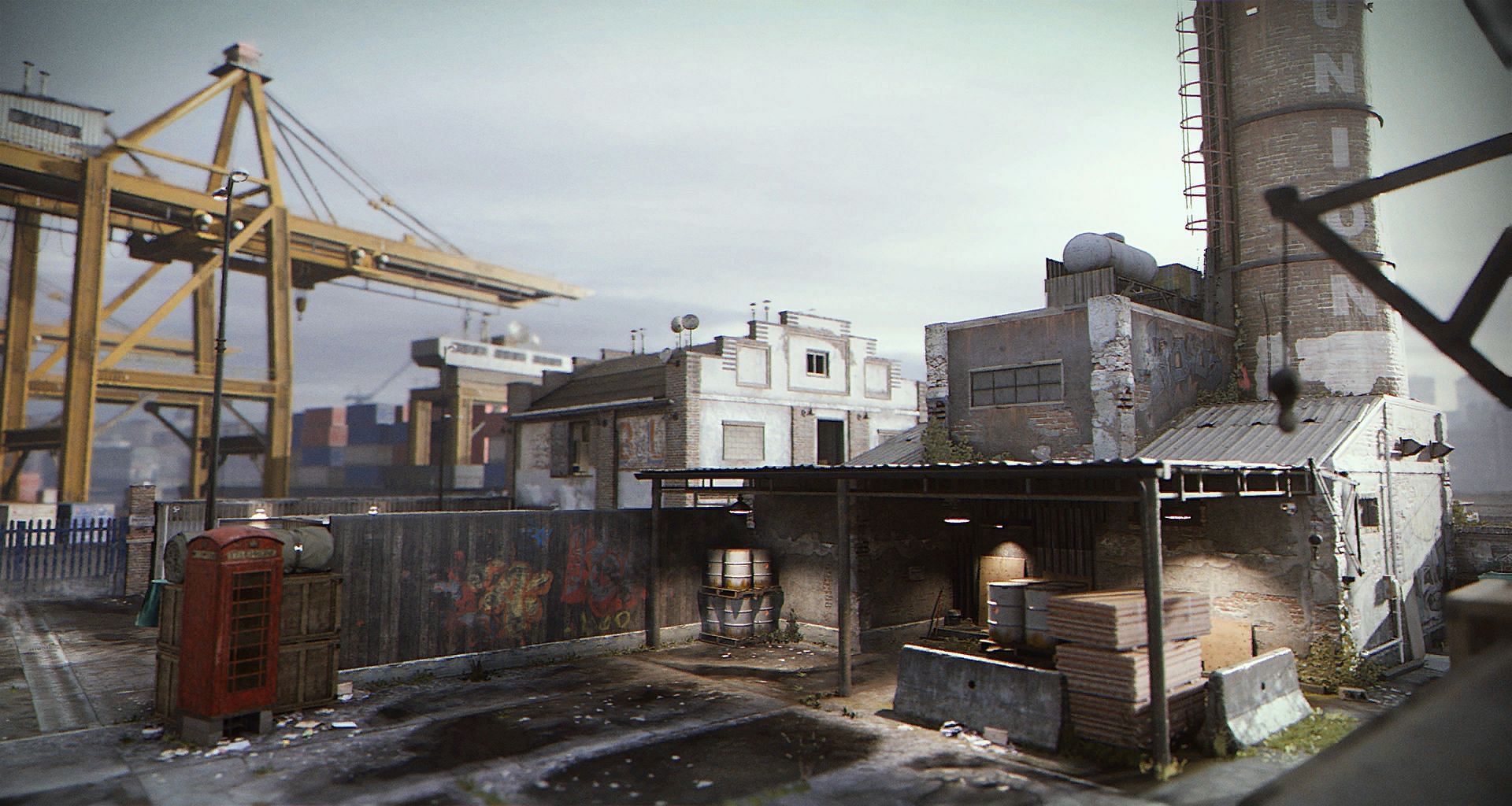 Hackney Yard has two major Thumper and grenade glitch spots (Image via Activision)