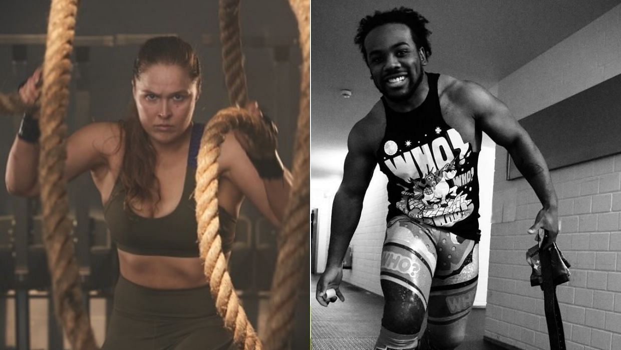 Former RAW Women&#039;s Champion Ronda Rousey/King Woods