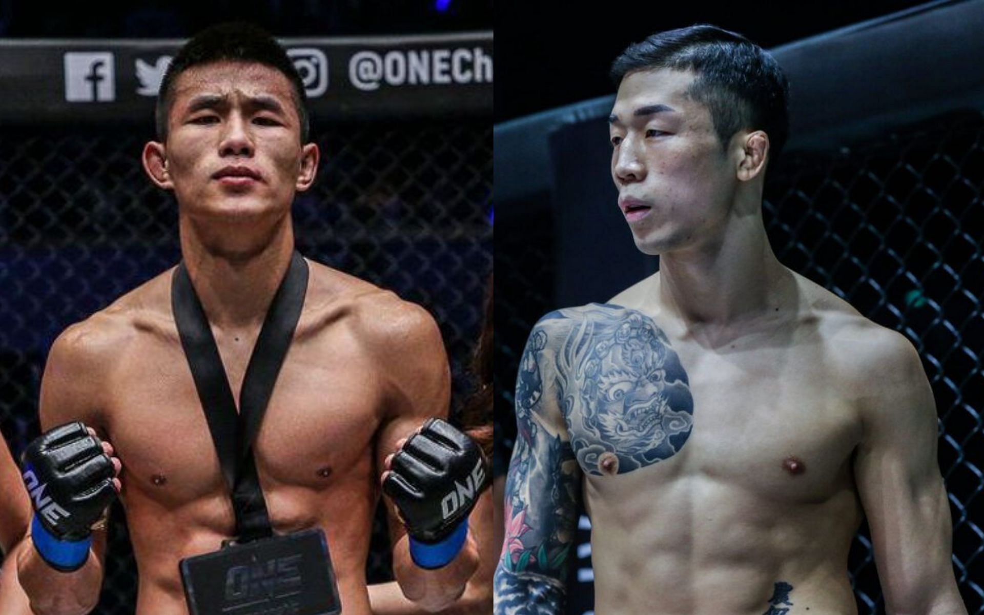 Kim Jae Woong (right) risks his top contender status against Tang Kai (left) | Photo: ONE Championship