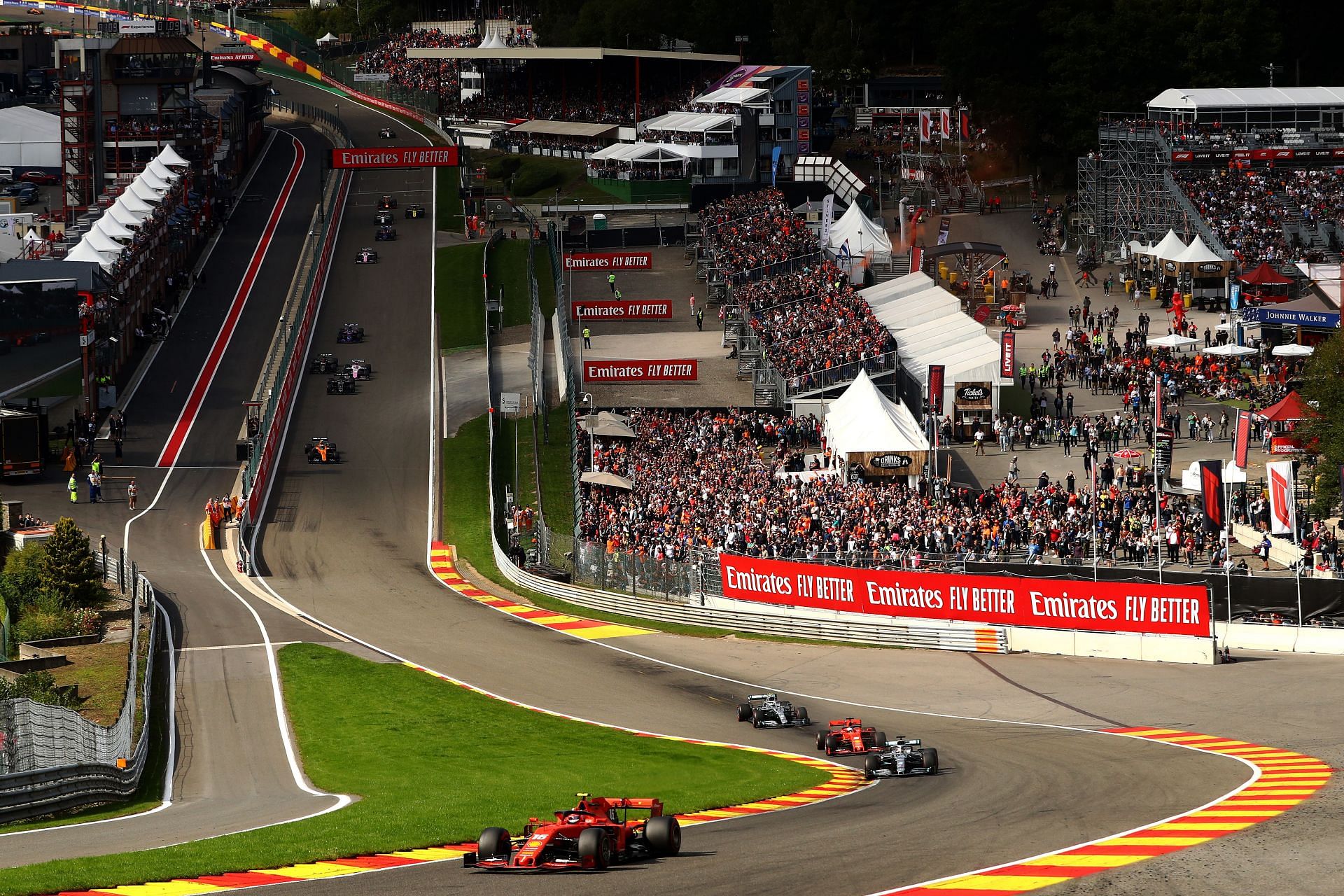 F1 Grand Prix of Belgium - The infamous Eau Rouge section