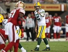 San Francisco 49ers own Aaron Rodgers in NFL playoffs