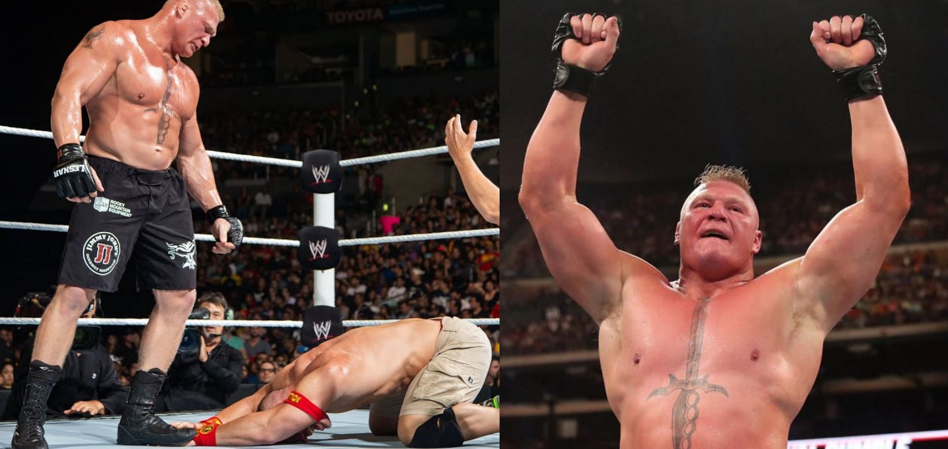 WWE Royal Rumble में ब्रॉक लैसनर का प्रदर्शन जबरदस्त रहा है