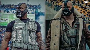 Watch: Ravens legend Terrell Suggs channels his inner Bane for season-finale against Steelers