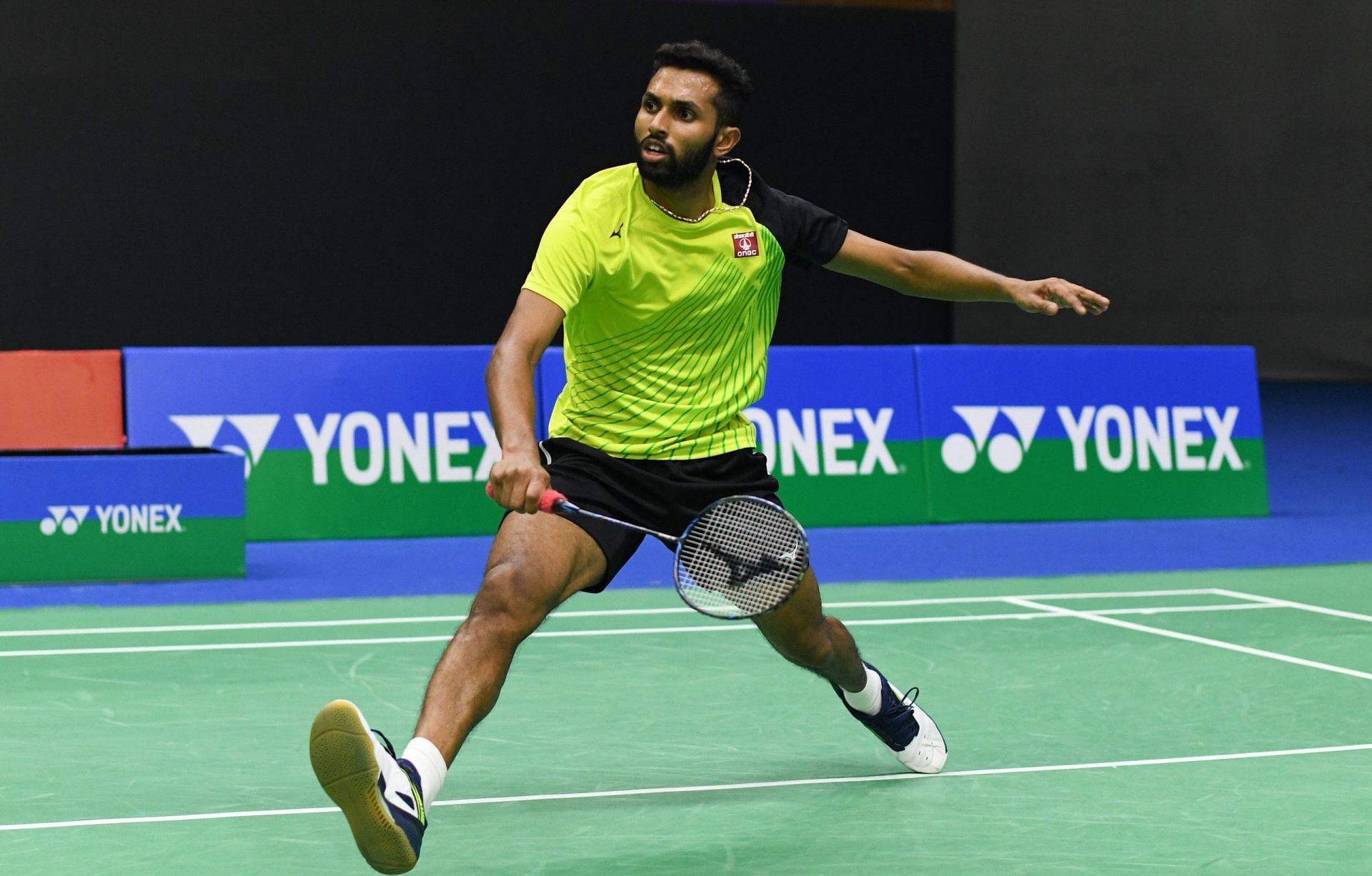 Fifth seed HS Prannoy beat unseeded Priyanshu Rajawat 21-11, 16-21, 21-18 in the men&#039;s singles second round in Lucknow on Thursday (Picture: BAI)