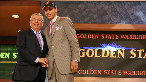 Steph Curry was taken 7th overall in the 2009 NBA Draft. 