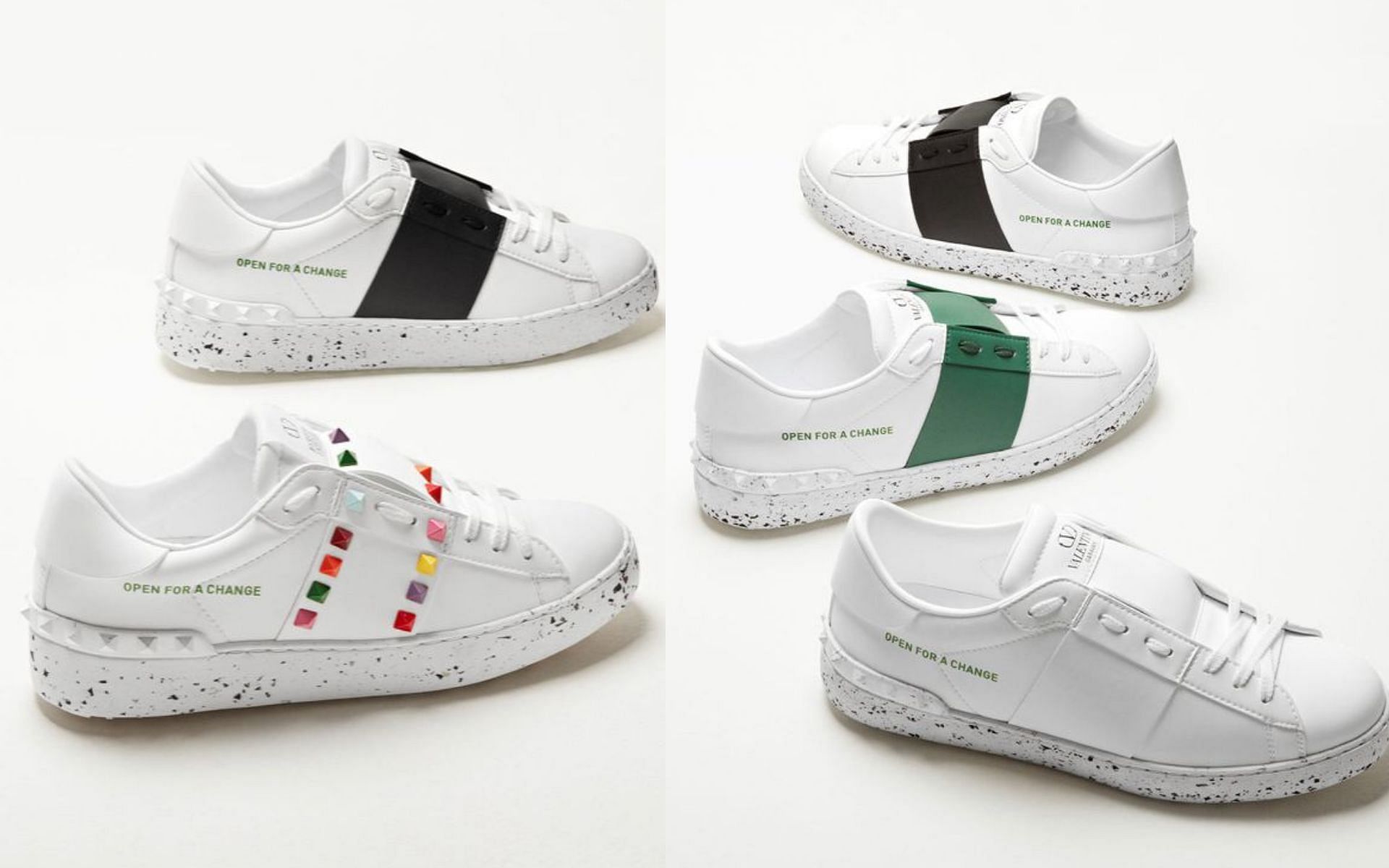 Valentino launched its eco-conscious sneakers (Image via Valentino)