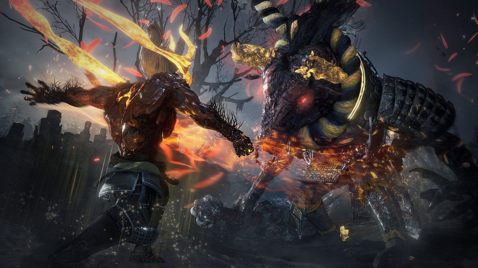Nioh 2 fights head on against From Software games and creates an unique identity of its own (Image via Nioh 2)