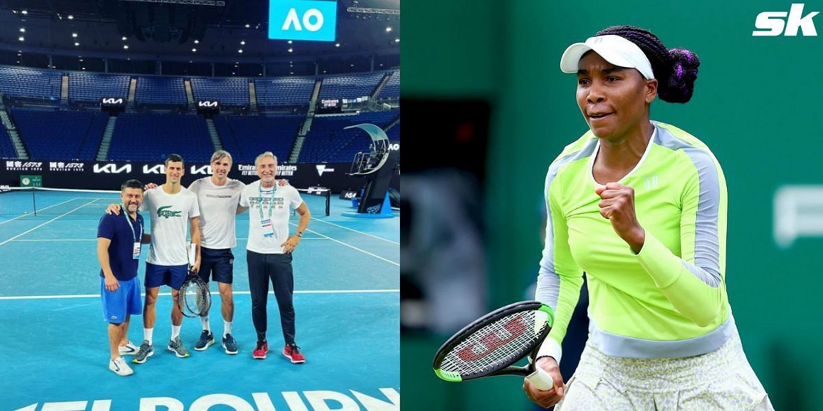 Venus Williams wished Novak good luck for the 2022 Australian Open