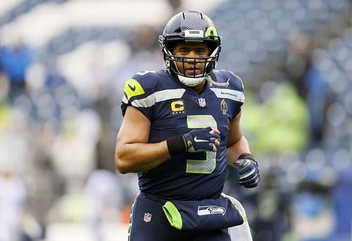 Seattle Seahawks QB Russell Wilson v Detroit Lions