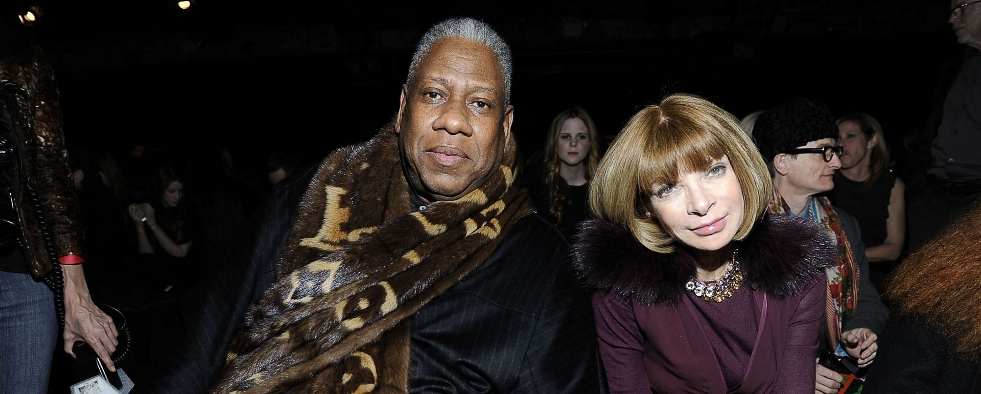 Anna Wintour and Andre Leon Talley (Image via Eugene Gologursky/WireImage)