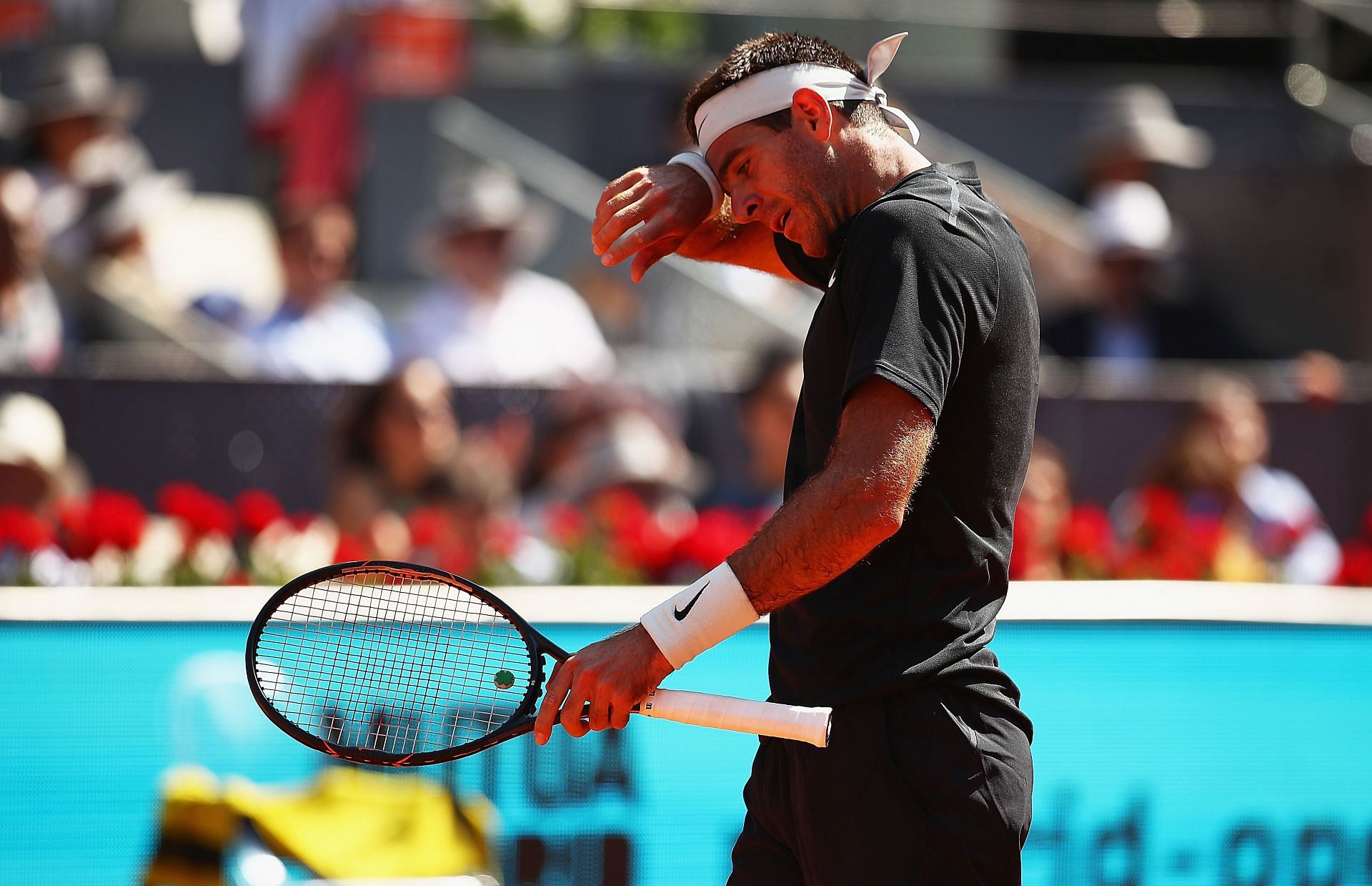 Juan Martin del Potro at the Mutua Madrid Open 2018