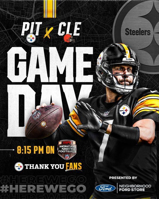 Is Ben Roethlisberger playing tonight against Cleveland Browns on MNF?