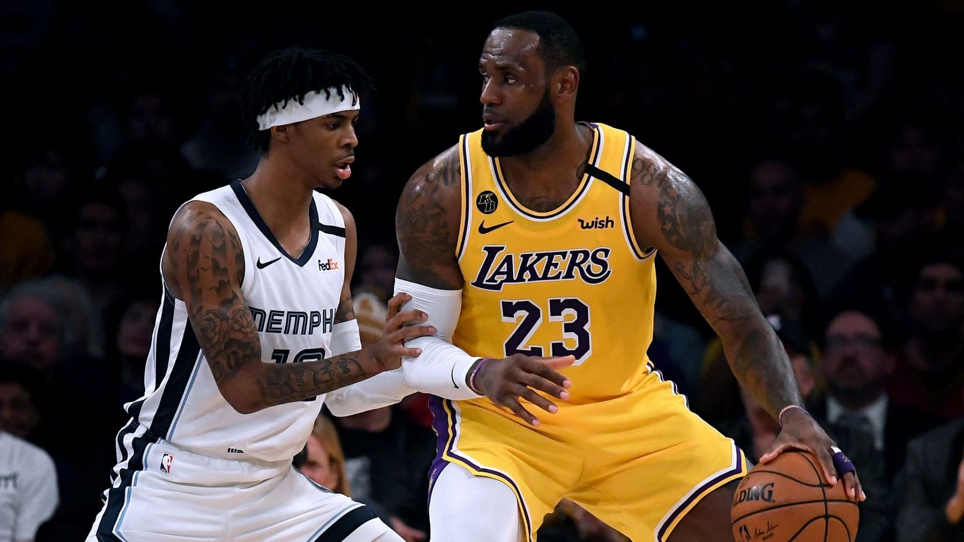 Ja Morant led the Memphis Grizzlies comeback win over LeBron James' LA Lakers in their last meeting a few days ago. [Photo: Sky Sports]