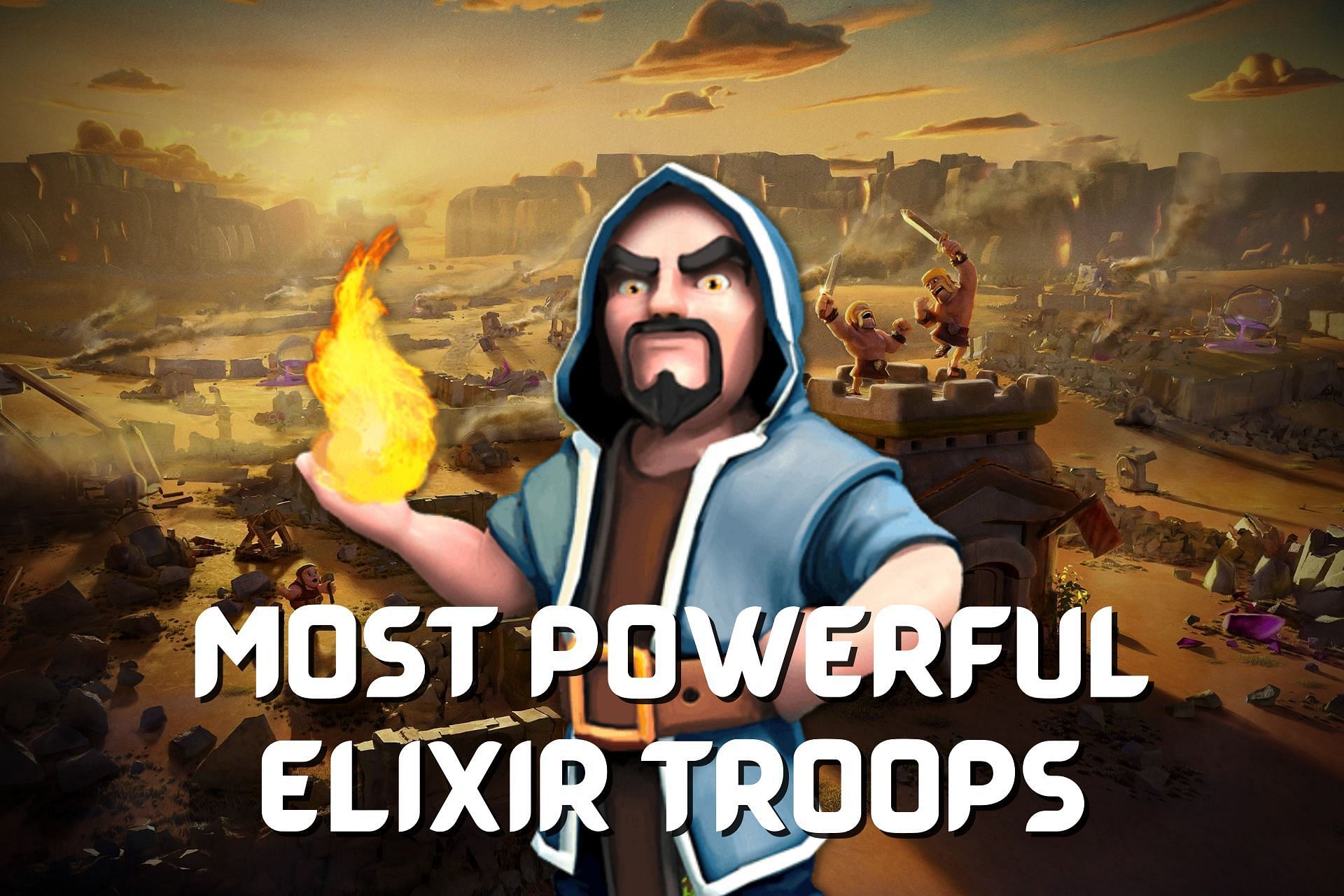 Clash of Clans Most Powerful Elixir Troops (Image via Sportskeeda)