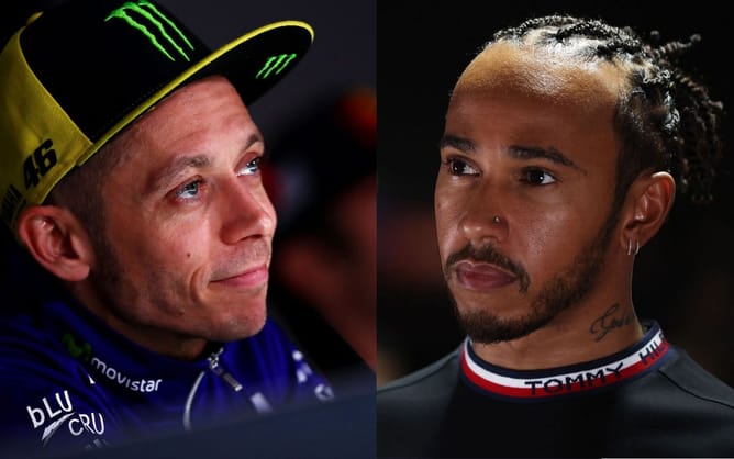 Valentino Rossi feels the F1 rivalry between Lewis Hamilton and Nico Rosberg was similar to his rivalry with Jorge Lorenzo in MotoGP