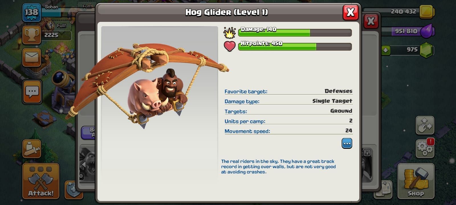 Clash of Hog Glider (Image via Sportskeeda)