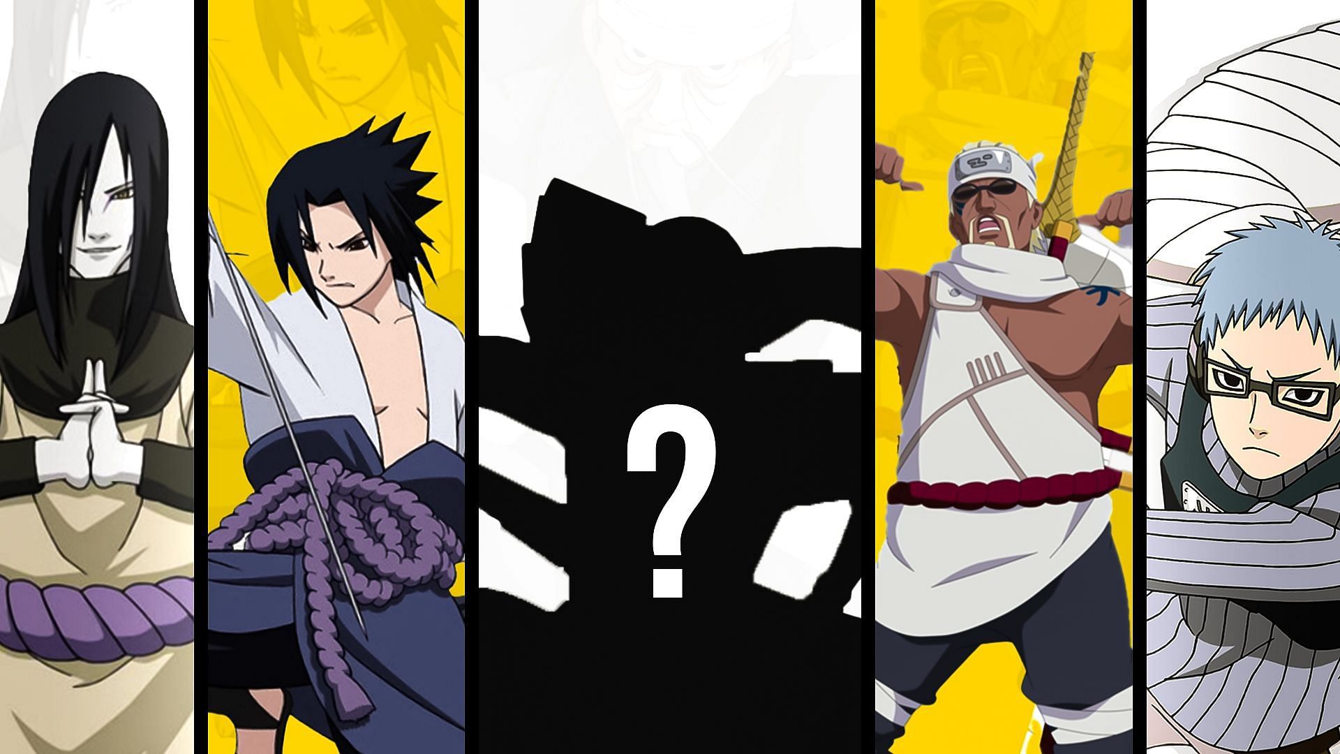 Naruto characters that are included in this article (Image via Sportskeeda)