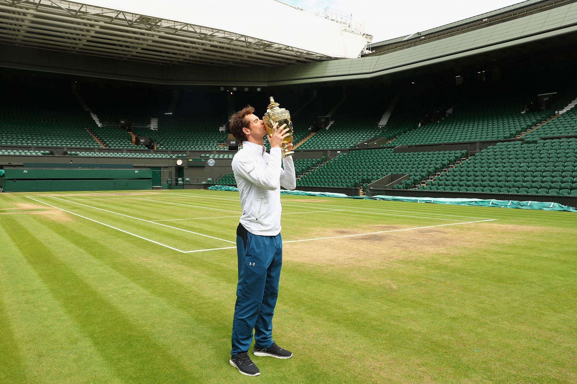 Andy Murray at the Wimbledon Championships 2016