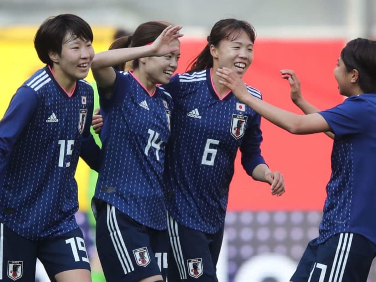 The Japanese team during a previous match