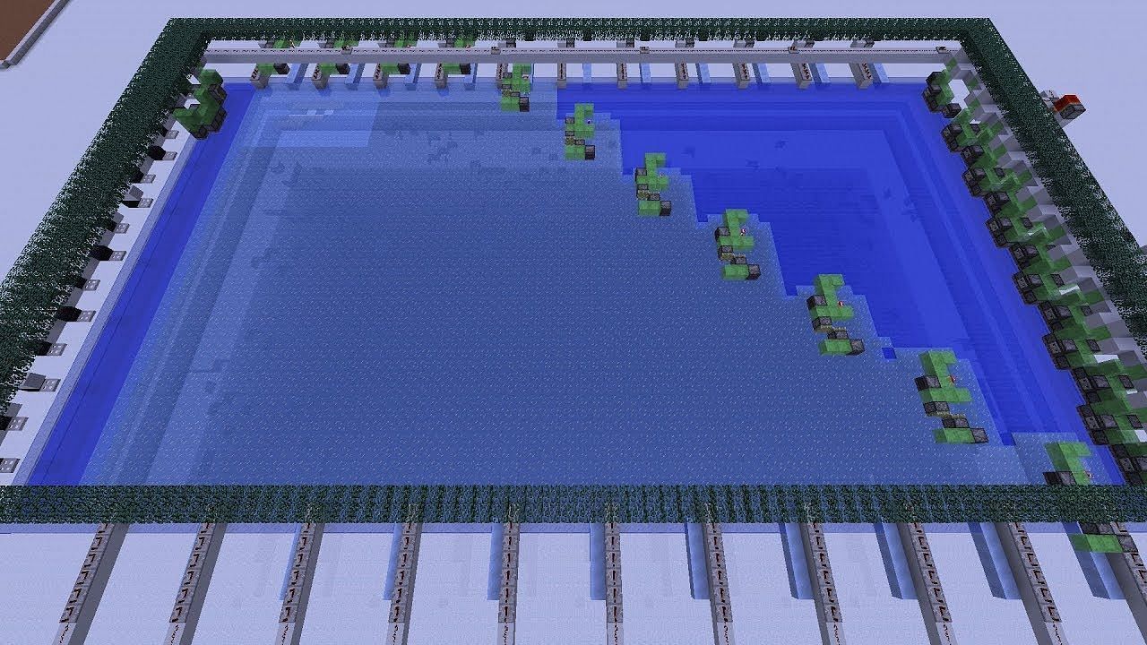 If the climate isn&#039;t cold enough, an ice farm isn&#039;t likely to pan out (Image via Mojang)