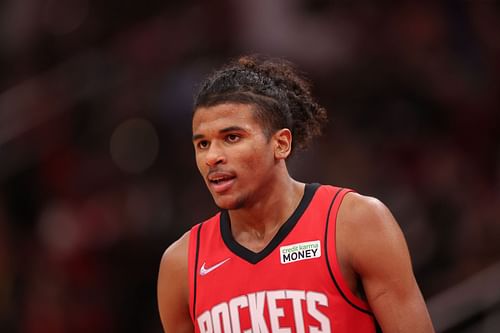 Jalen Green in action during Los Angeles Lakers v Houston Rockets Los Angeles Lakers v Houston Rockets