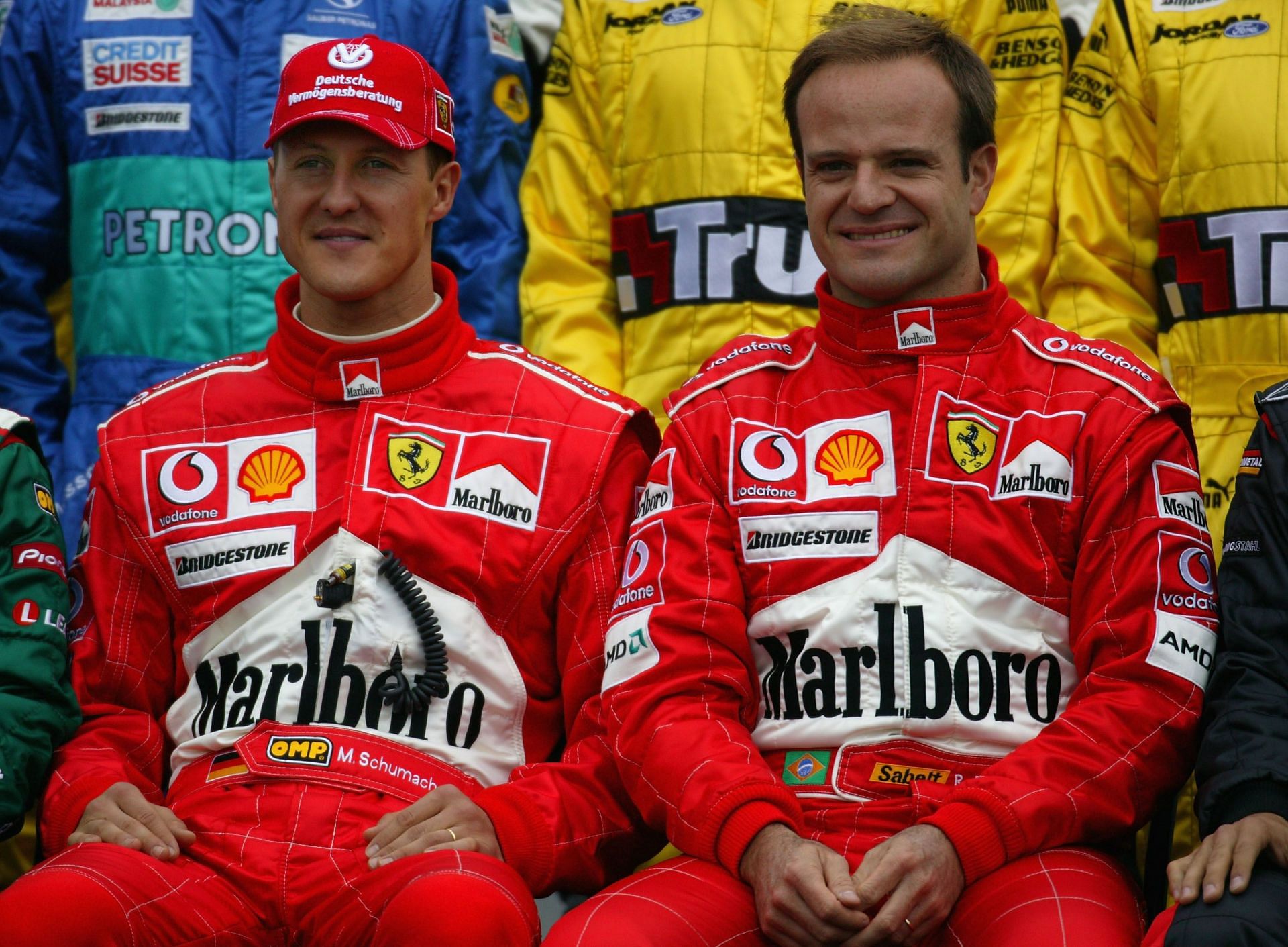 The iconic duo of Michael Schumacher and Rubens Barrichello propelled Ferrari to five consecutive titles