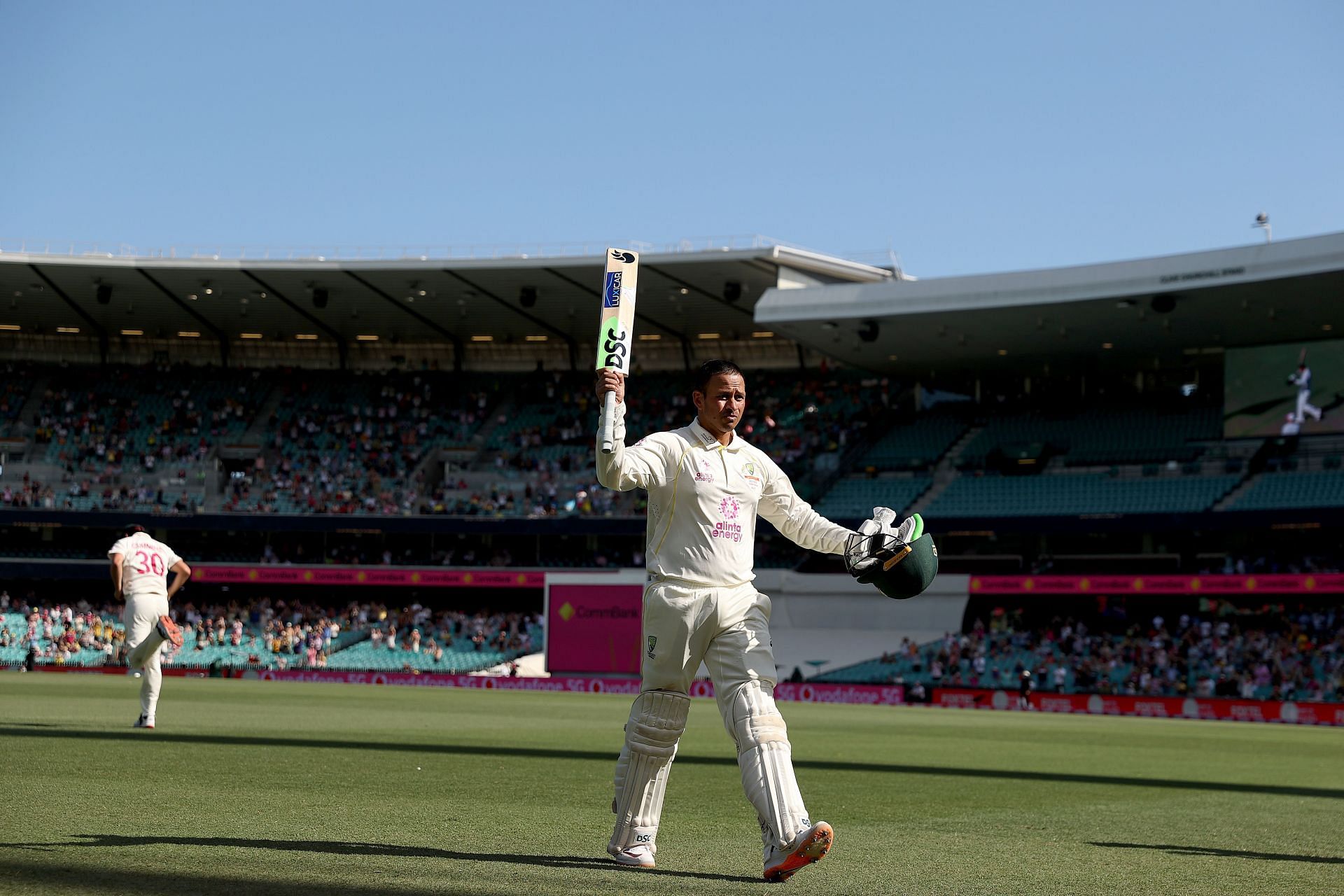 Usman Khawaja scored a century in each innings of the fourth Ashes Test