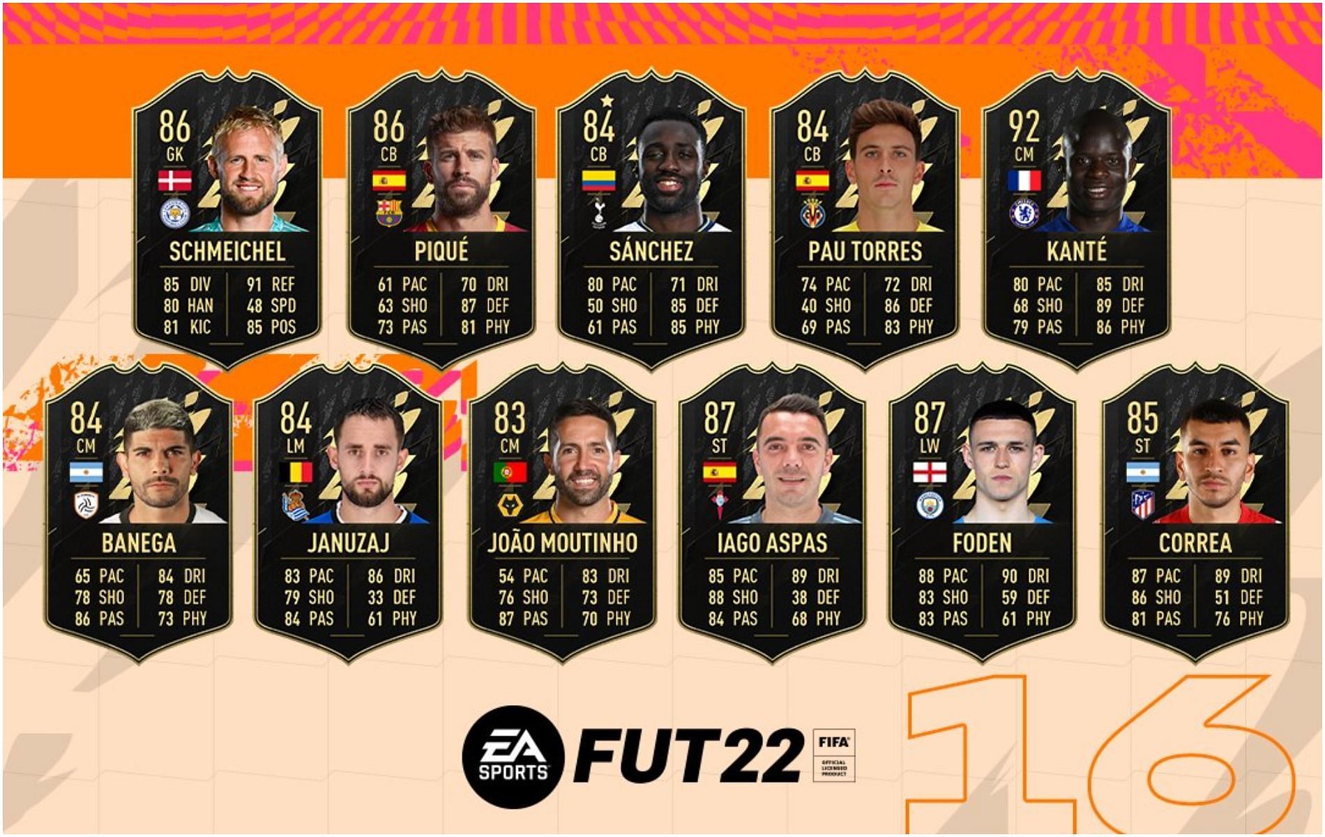 TOTW 16 ✓ Confirmed by (Futsheriff-TW) Which players are you