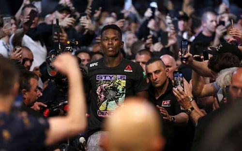 UFC middleweight champion Israel Adesanya