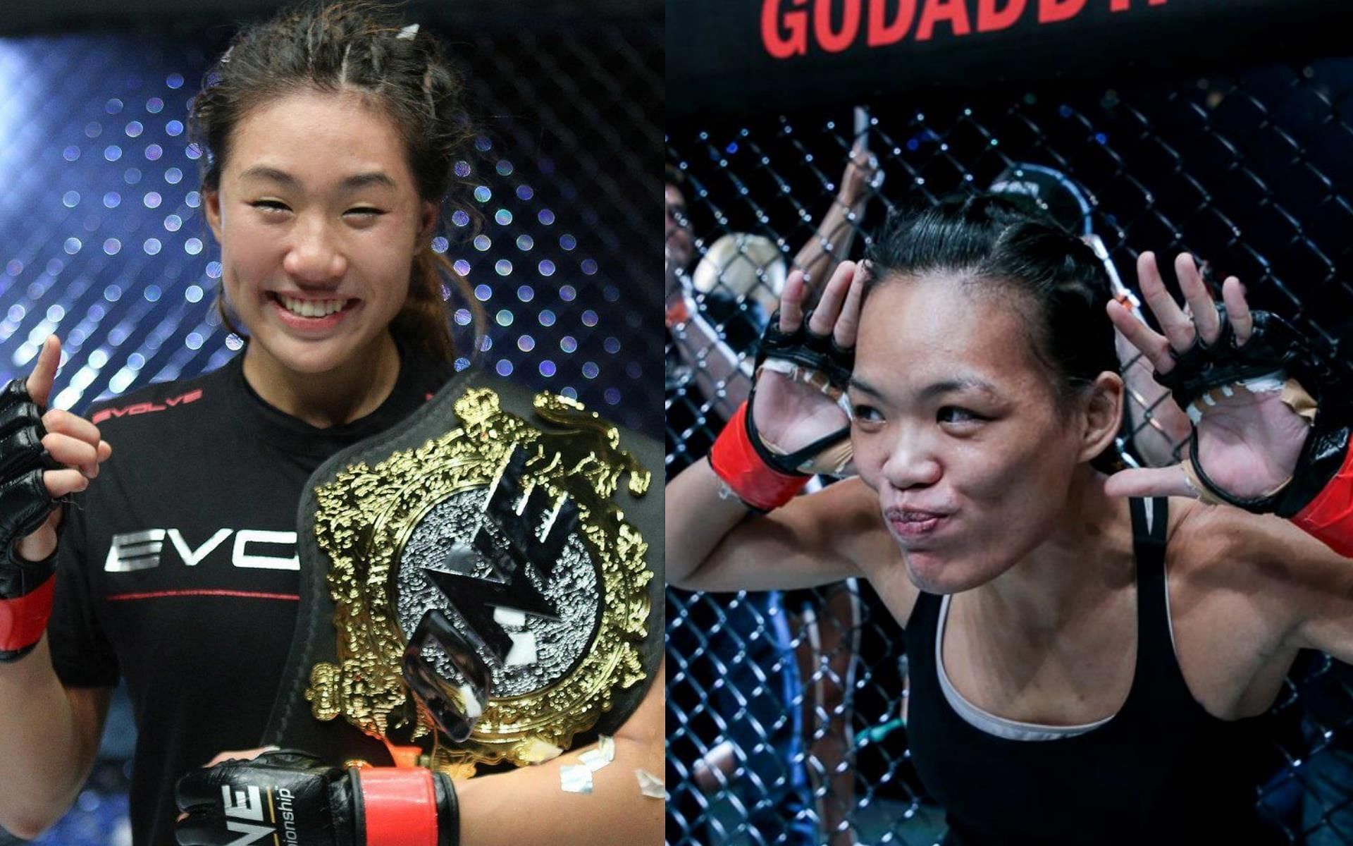 Angela Lee (Left) and Tiffany Teo (Right) are bound to meet at some point. | [Photos: ONE Championship]