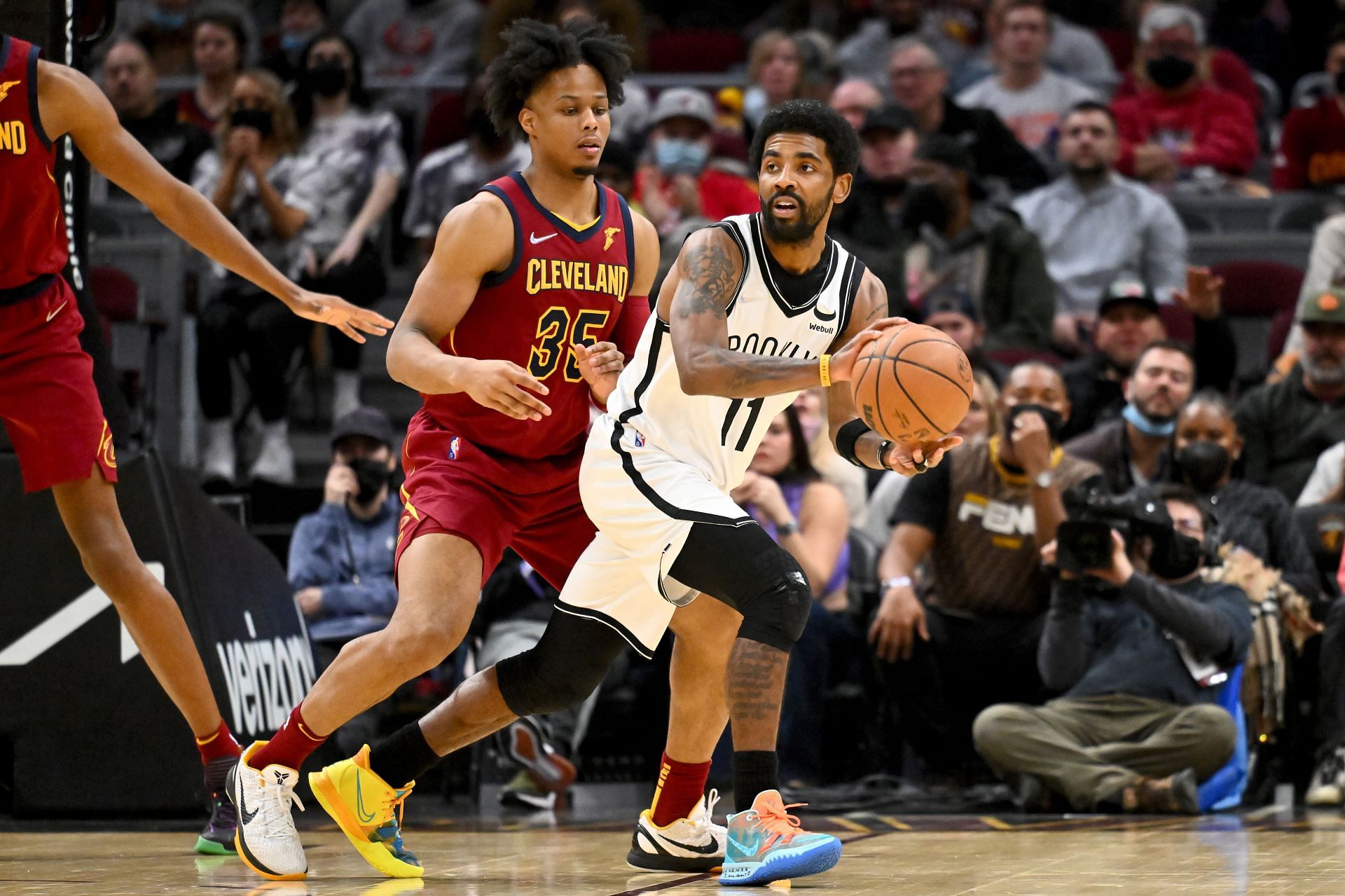 Irving against his former team the Cleveland Cavaliers