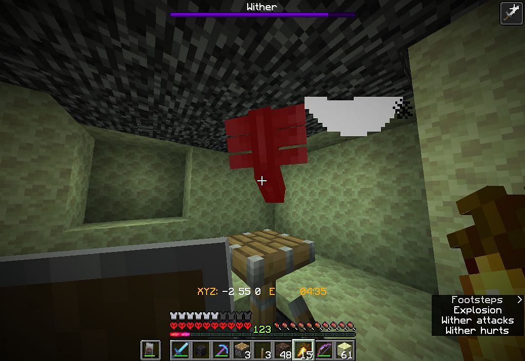 Wither stuck inside bedrock blocks (Image via u/Alvinofelix Reddit)