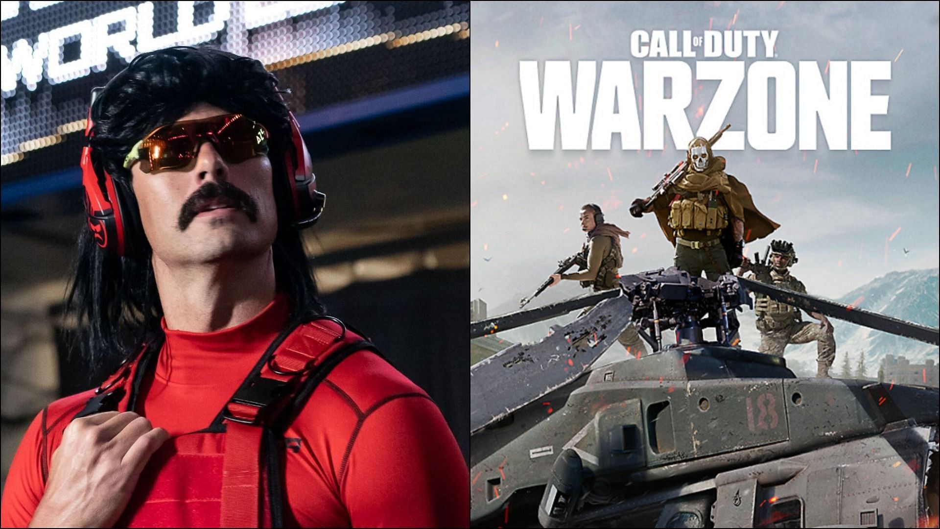 Dr DisRespect gives a heated take on the new Warzone anti-cheat system (Image via Sportskeeda)