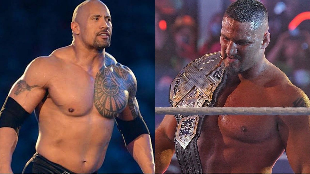 WWE लैजेंड द रॉक और नए NXT चैंपियन ब्रॉन ब्रेकर