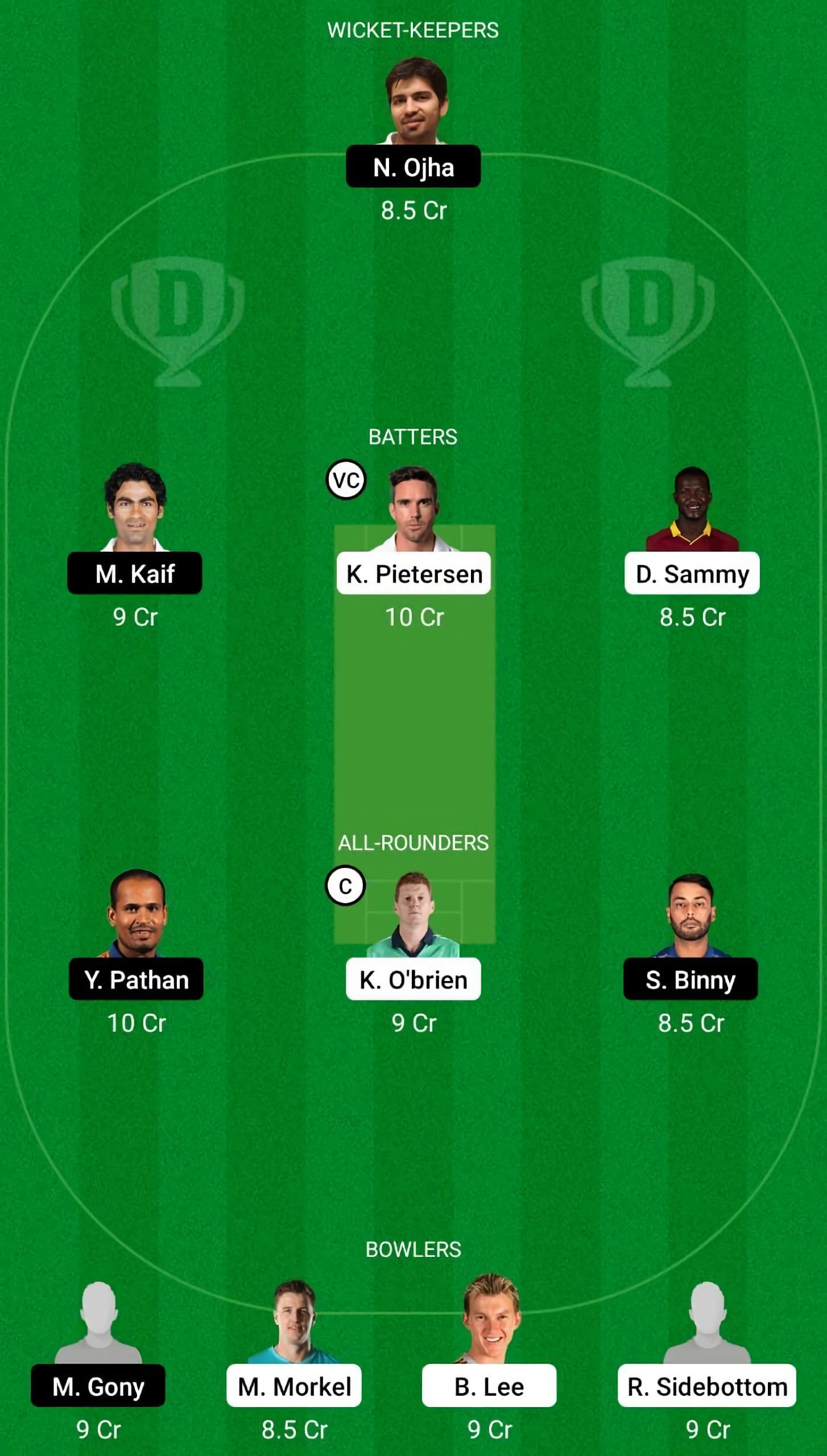 WOG vs INM Dream11 Fantasy Suggestion #1