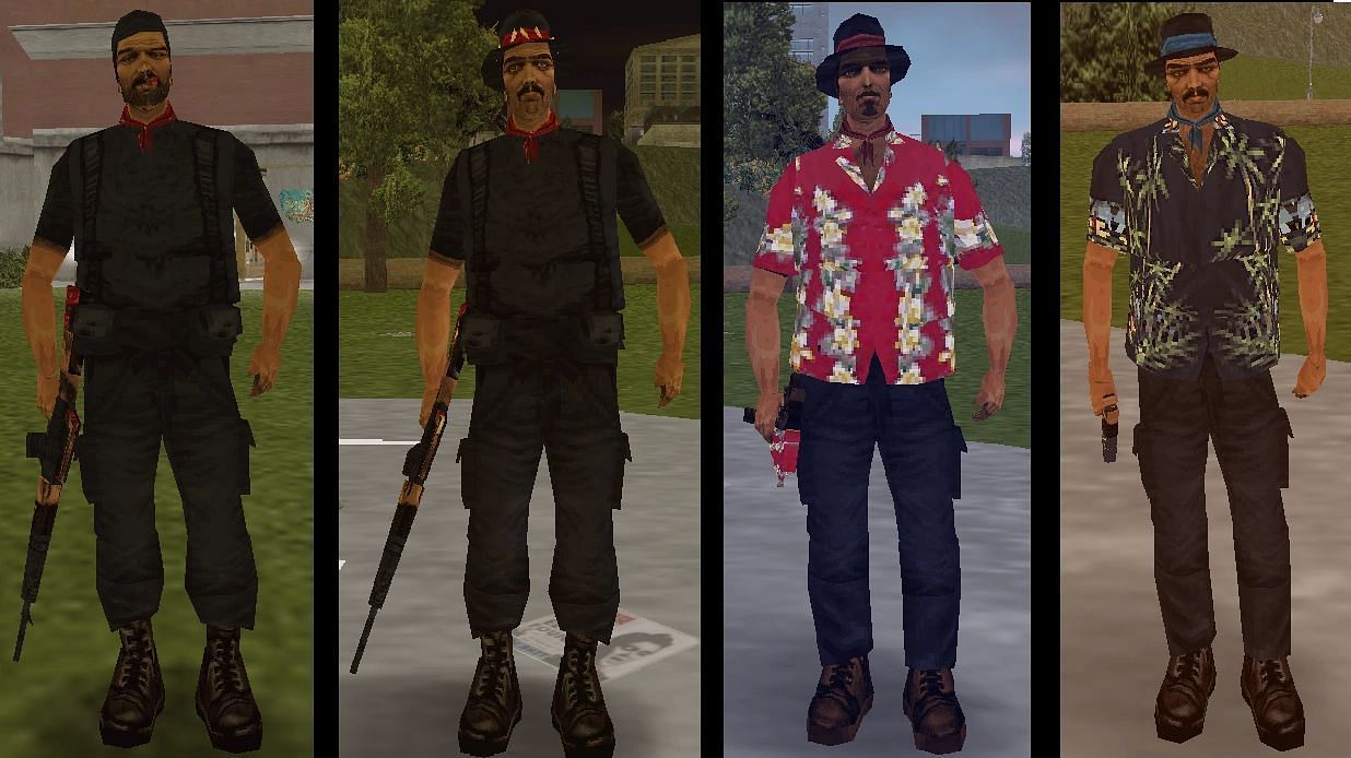 The Colombian Cartel was the main group of antagonists in GTA 3 (Images via Rockstar Games)