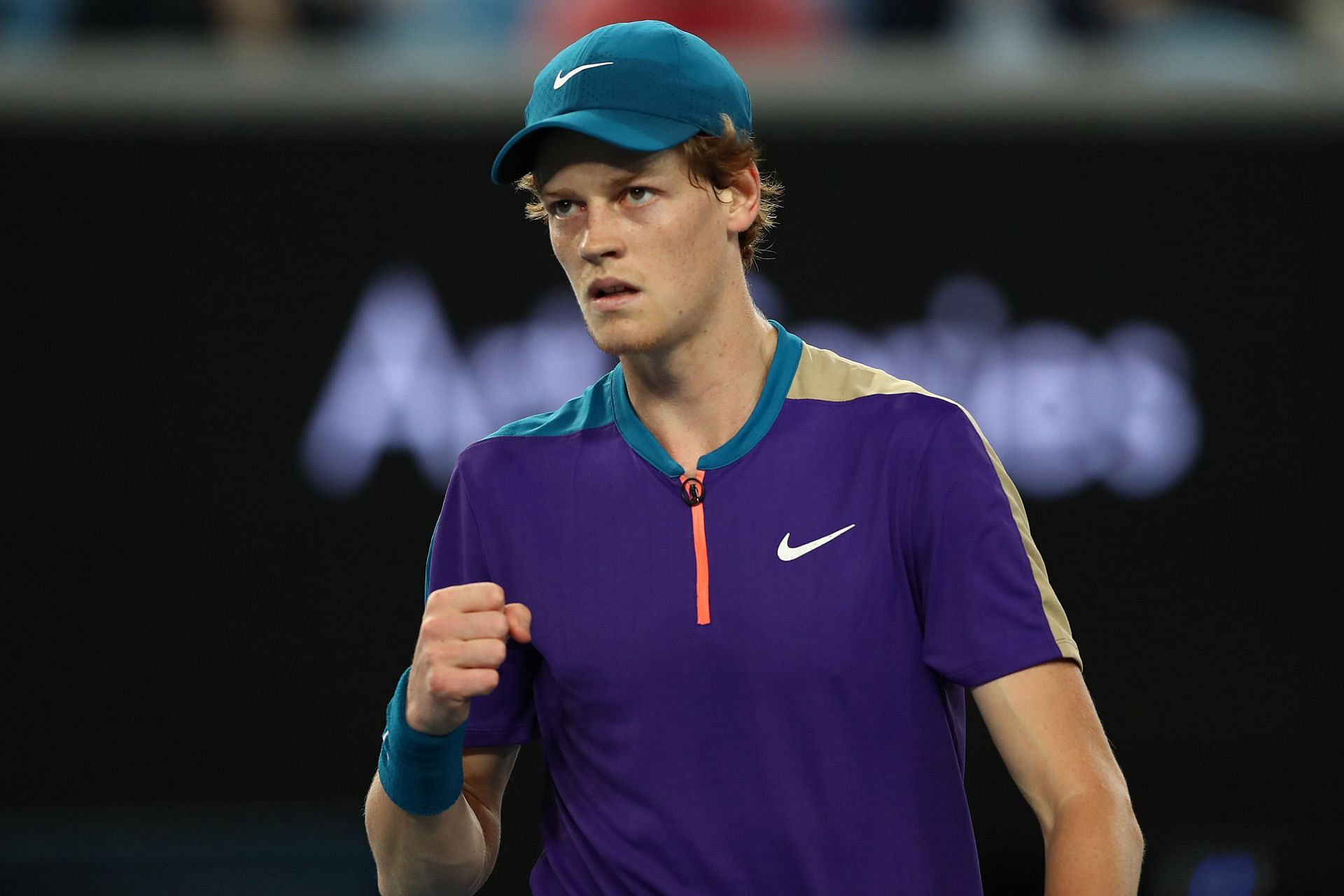 Jannik Sinner at the 2021 Australian Open.