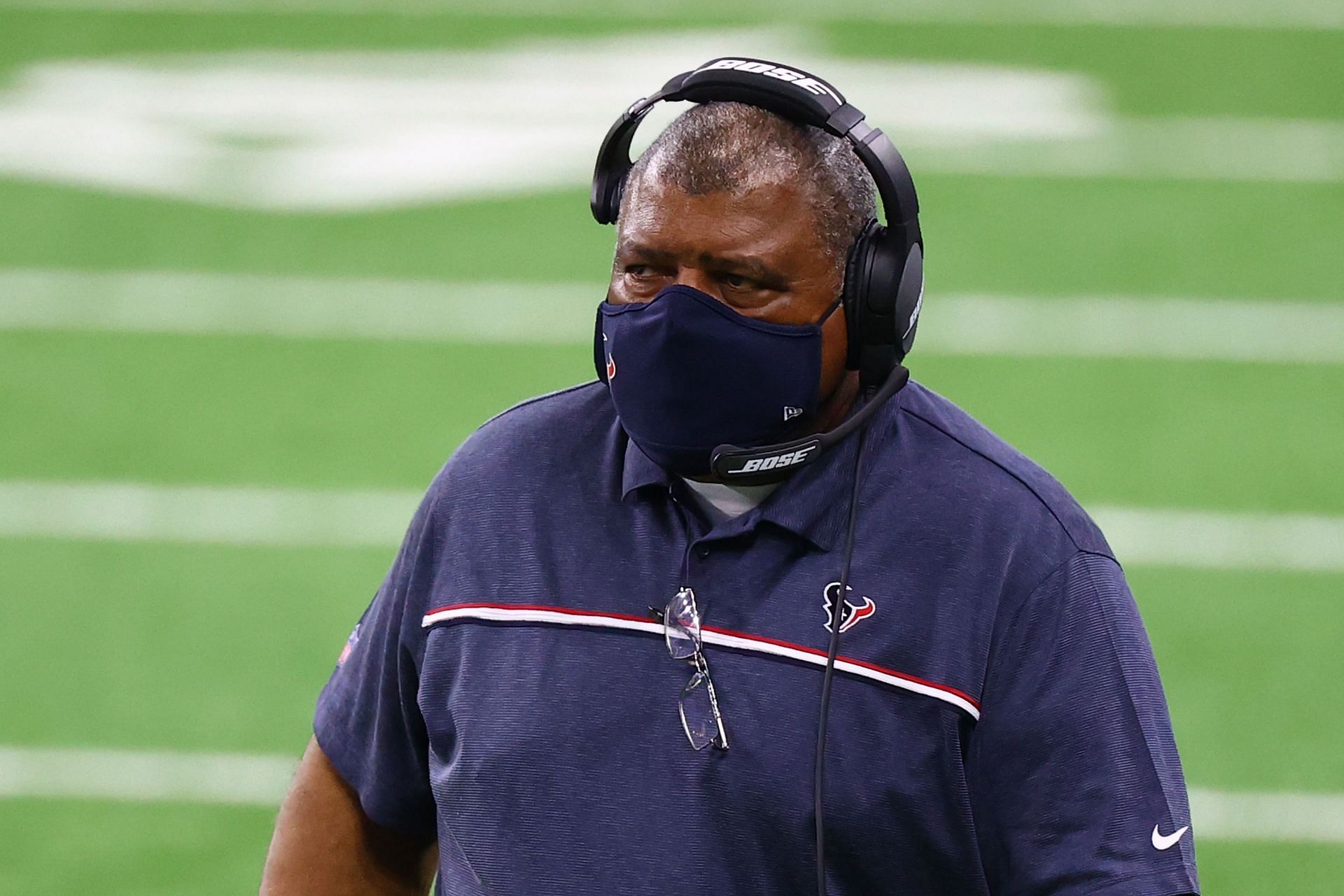 Crennel spent 12 games as the interim boss of the Texans last NFL season (Photo: Getty)