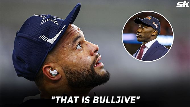 "That is bulljive" - Shannon Sharpe wasn't having any of Dak Prescott's post-game comments about refs