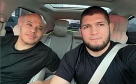 Watch: Khabib Nurmagomedov and Ali Abdelaziz go head-to-head in a sprint