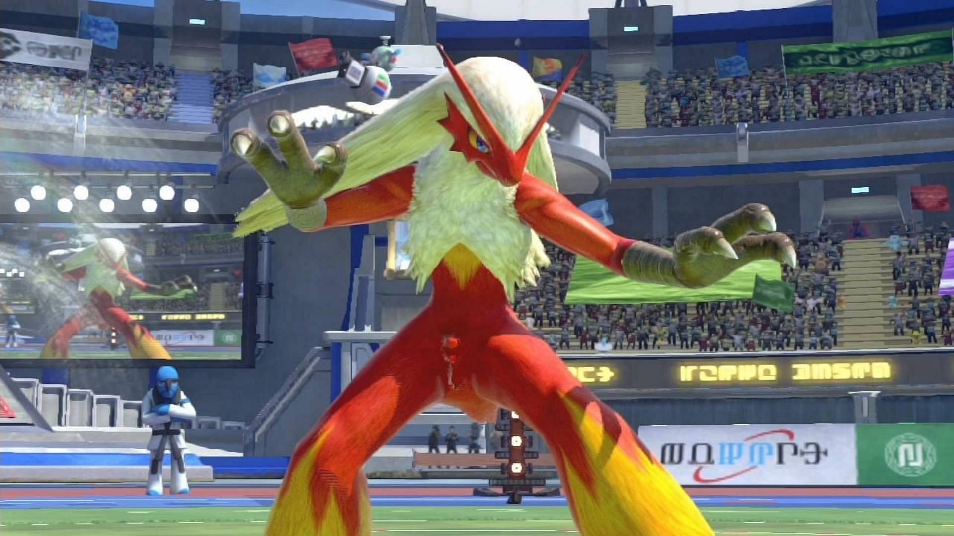 Blaziken is a powerful Fire/Fighting-type battler (Image via The Pokemon Company)