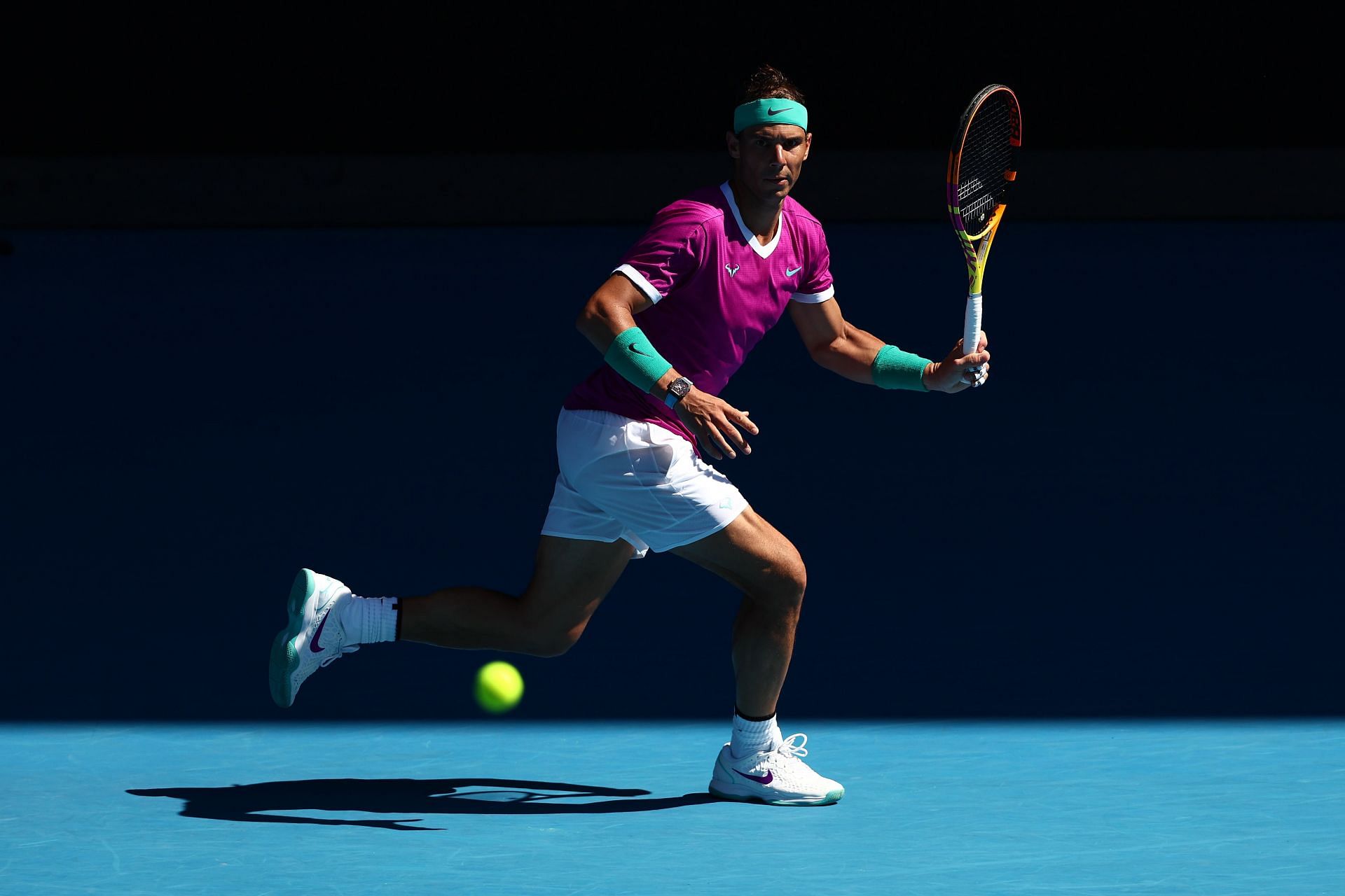 Nadal at the 2022 Australian Open.