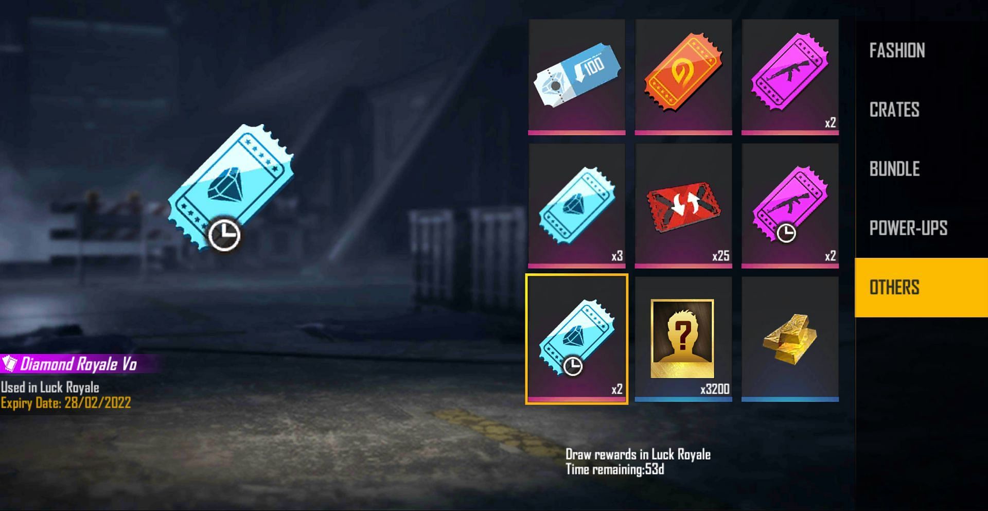 Diamond Royale Vouchers (Image via Free Fire)