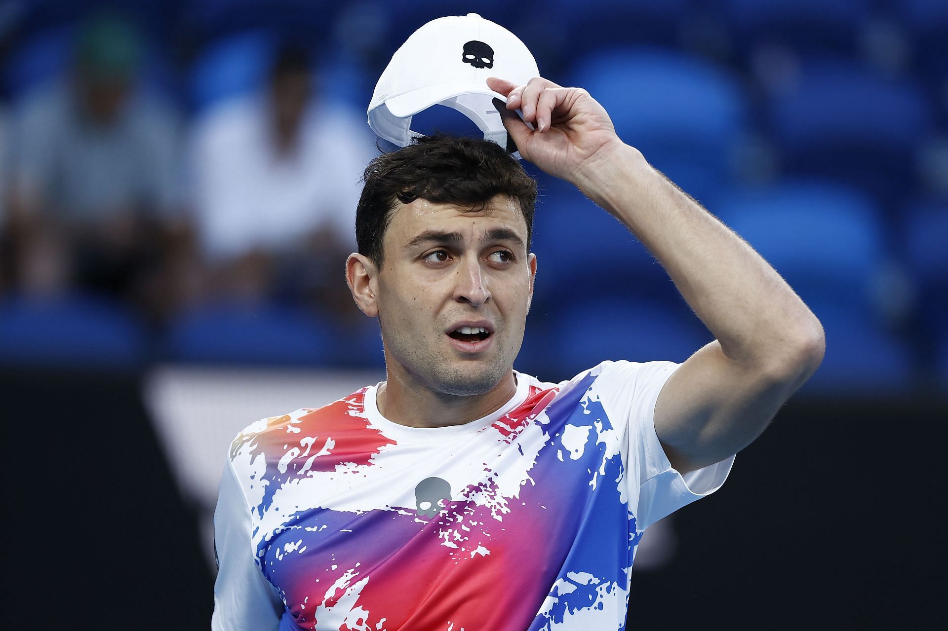 Aslan Karatsev at the 2022 Australian Open