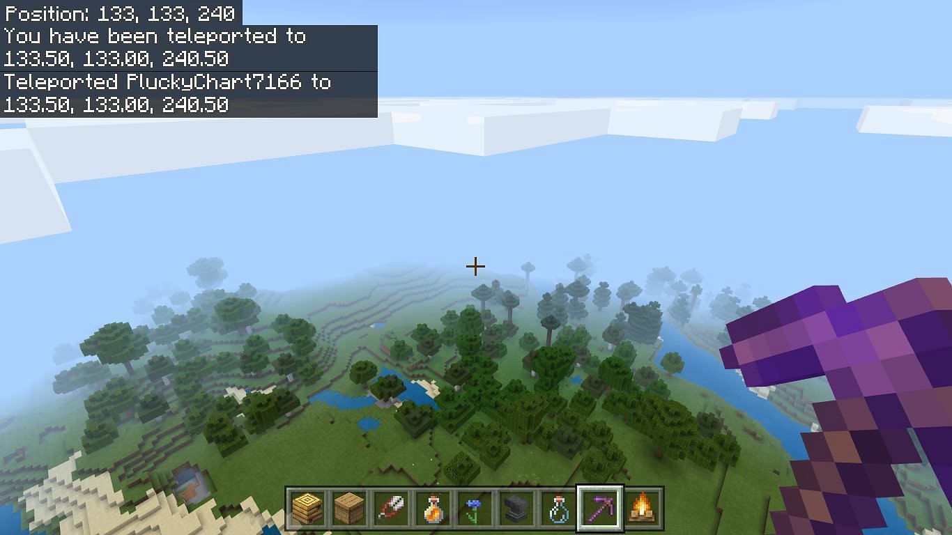 /Teleport is one of the most convenient commands in the entire game (Image via Mojang)