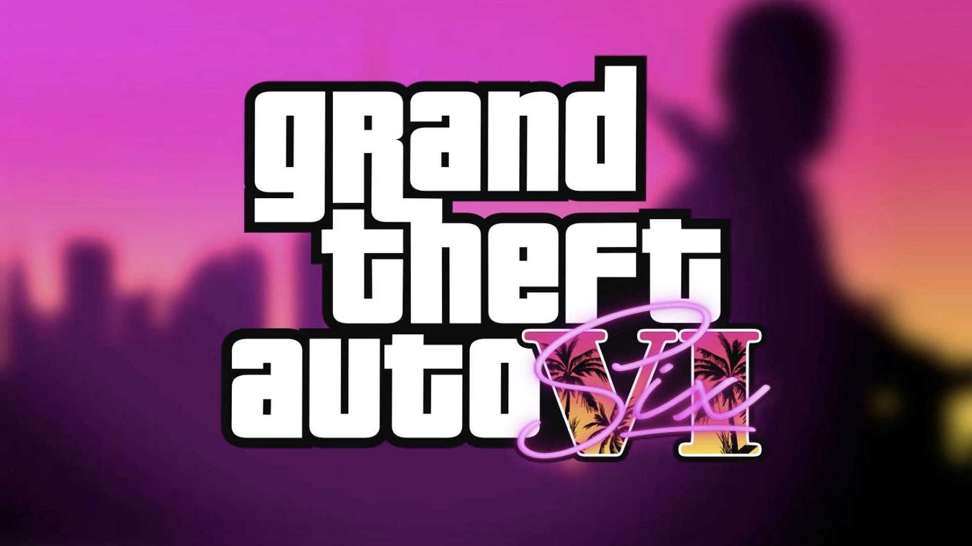 A well-made fan logo connecting the themes of Vice City with the &quot;VI&quot; in GTA VI (Image via Twitch/GTAVI)