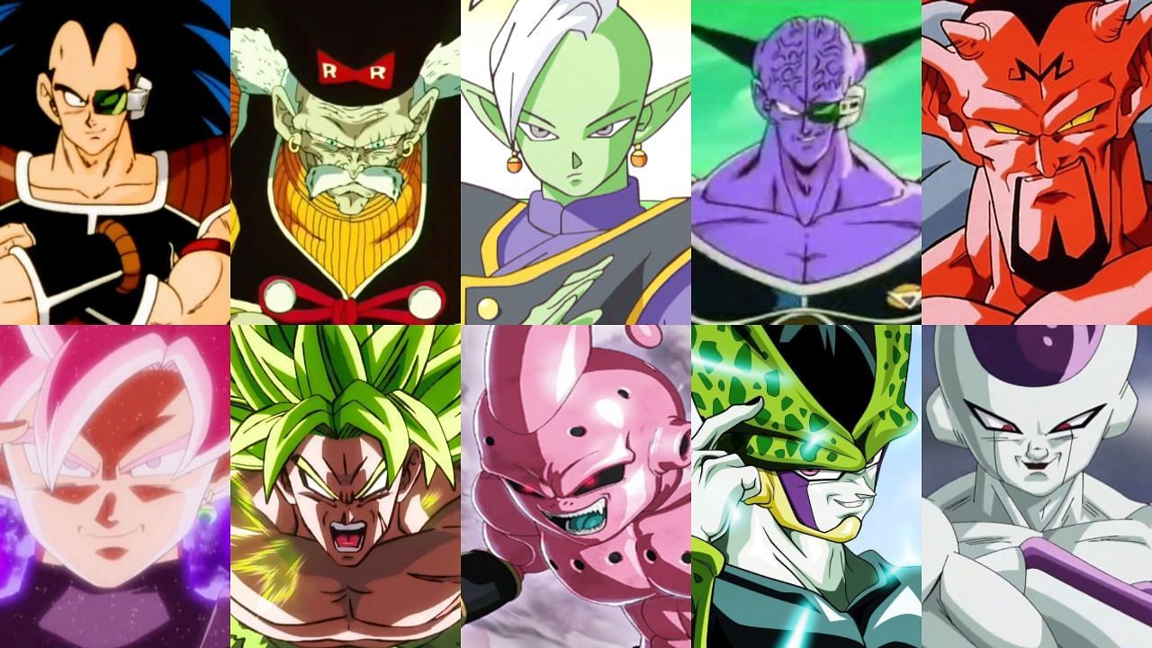 dragon ball z all villains