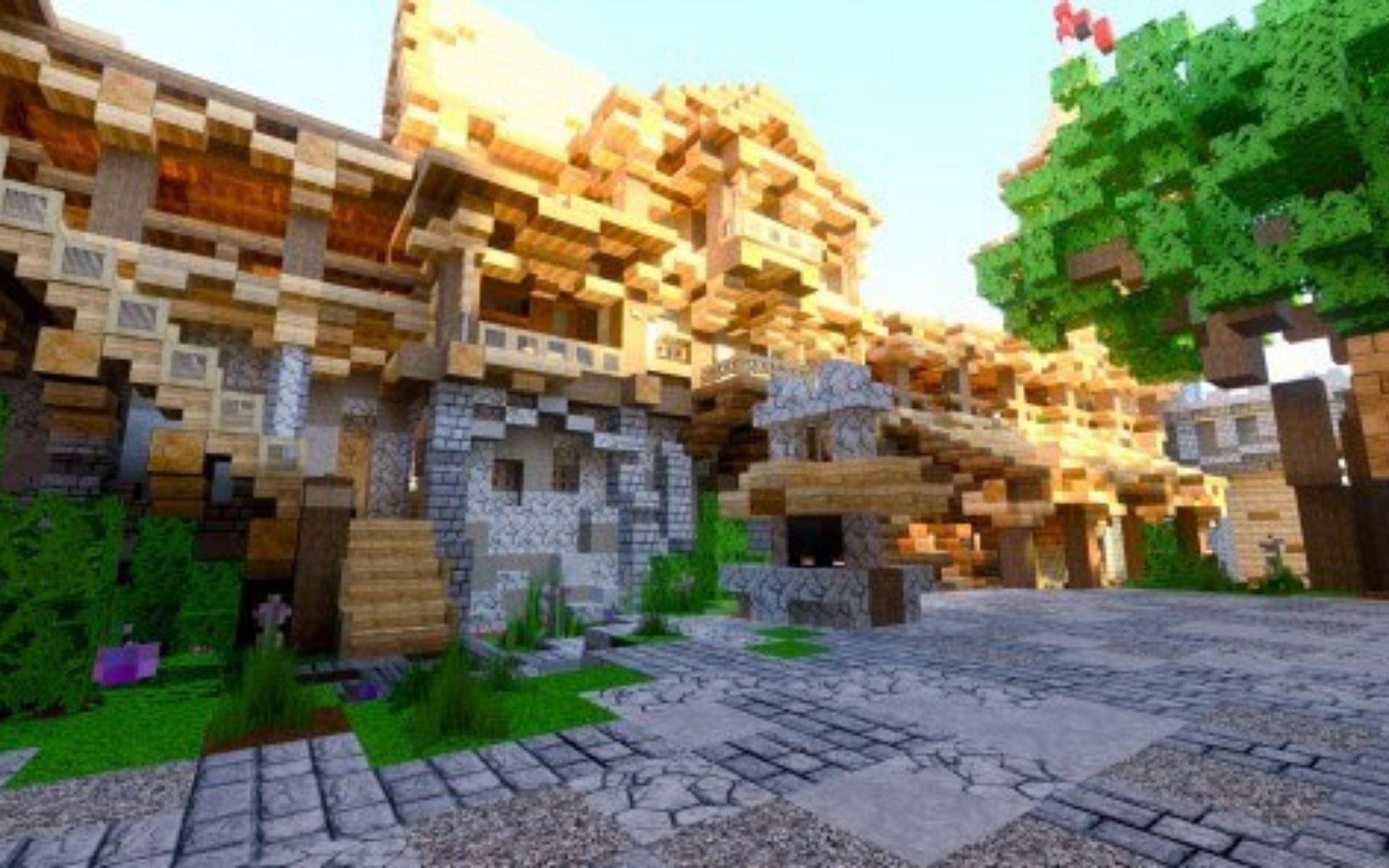 Texture packs take the game to a completely new level (Image via MCPE Addons)